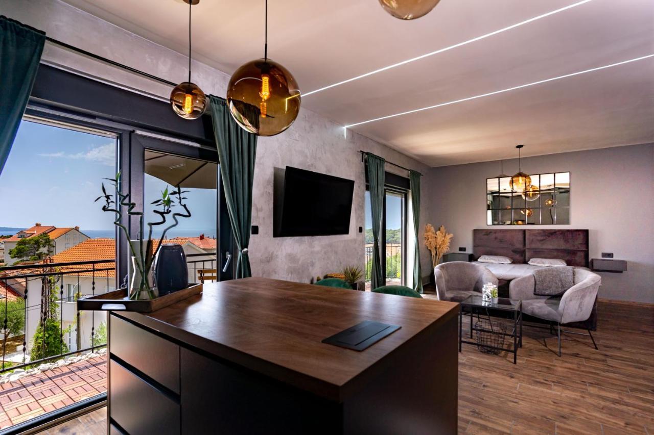 Modern Studio With A Beautiful View Rab Town Kültér fotó