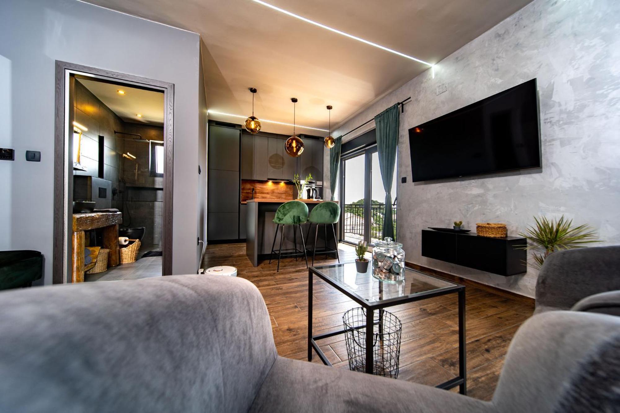 Modern Studio With A Beautiful View Rab Town Kültér fotó
